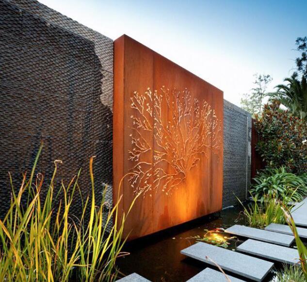 荣成耐候钢板水景